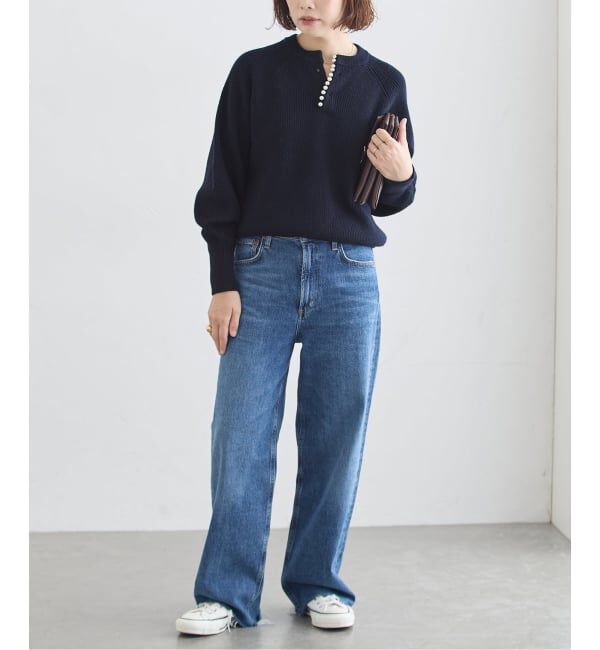 journal standard L'essage「《WEB限定カラー/追加予約2》パールスキッパープルオーバー」|ニット・セーター|