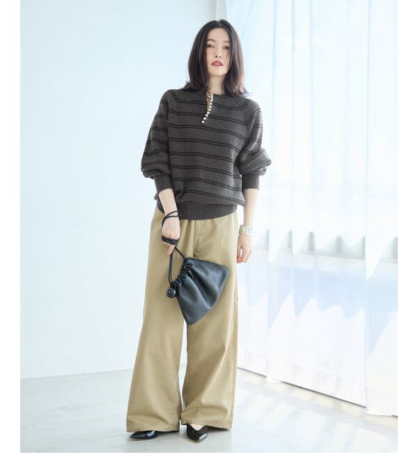 journal standard L'essage「《WEB限定カラー/追加予約2》パールスキッパープルオーバー」|ニット・セーター|