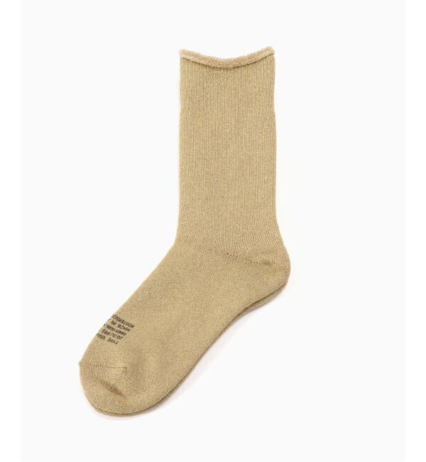 JOURNAL STANDARD「ROSTER SOX / ロスターソックス LAME VIVO WOOL SOX」|ソックス|ゴールド