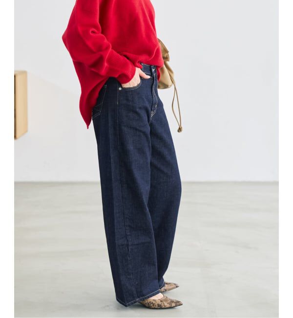 Spick and Span「《追加3》SOMETHING for SS 別注 HANA CURVE TAPERD」|デニム|