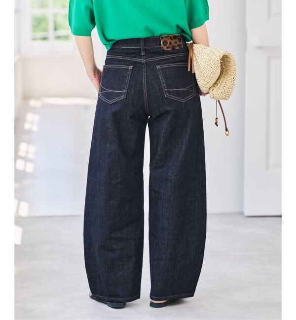 Spick and Span「《追加3》SOMETHING for SS 別注 HANA CURVE TAPERD」|デニム|