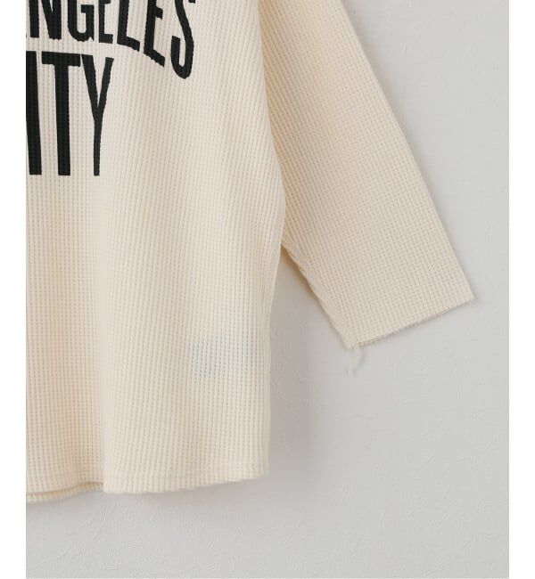 Spick and Span「I LOVE LA / アイラブエルエー waffle raglan 2/3sleeve」|Tシャツ・カットソー|