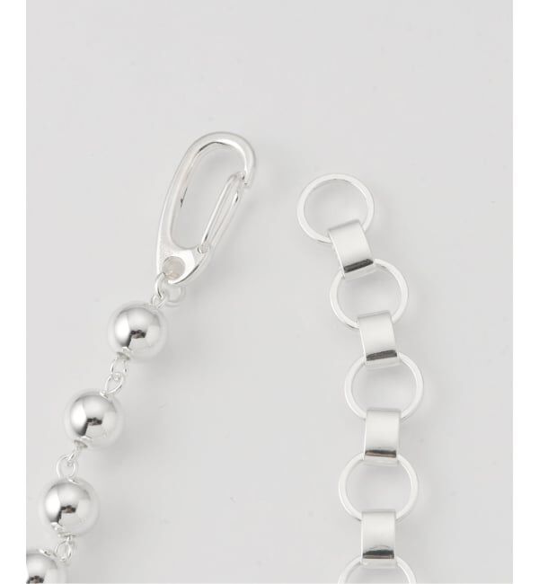 Spick and Span「Soierie / ソワリー Chrome spike necklace(2P)」|ネックレス|