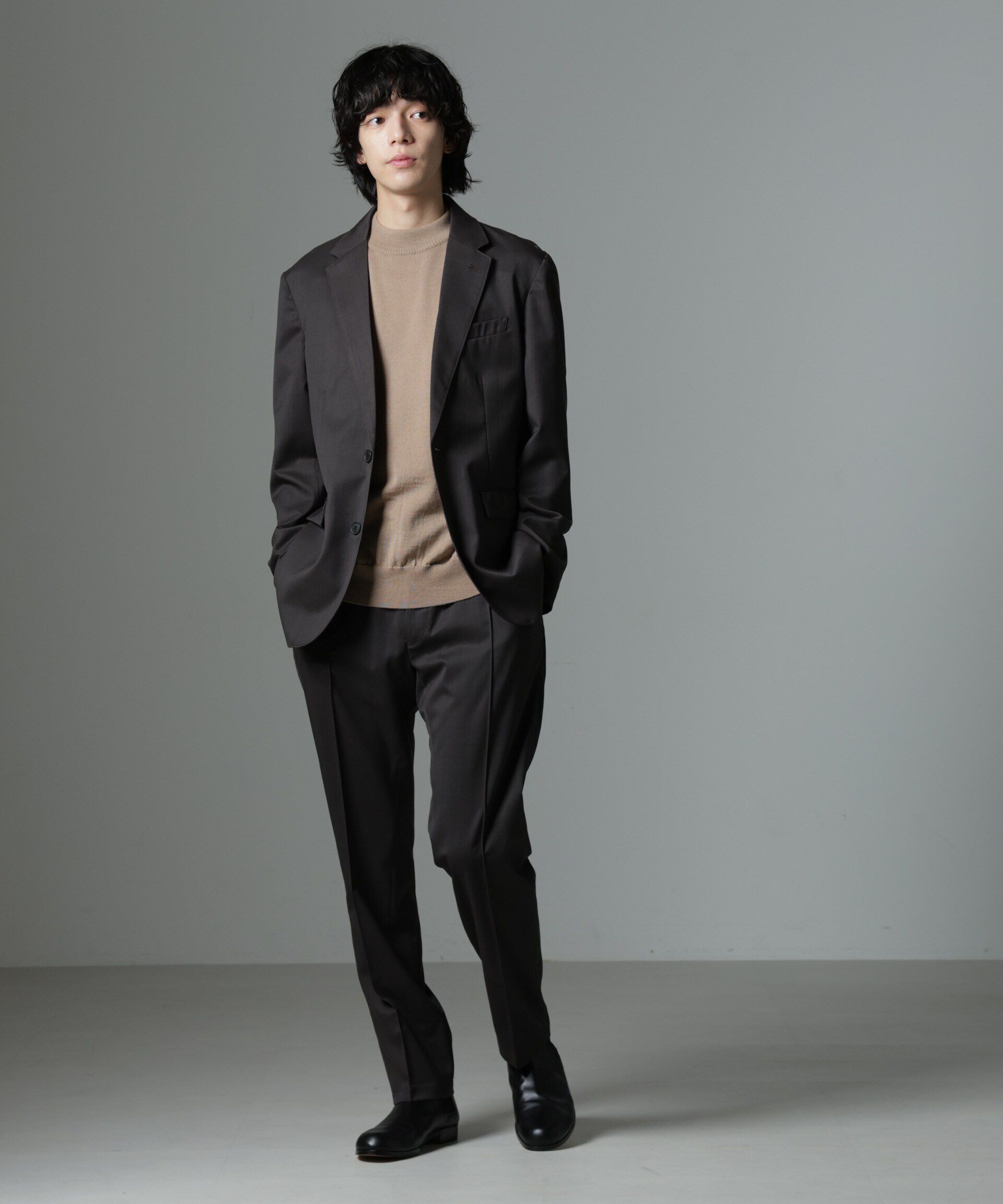 nano･universe「「N JACKET PREMIUM」RENU(R)T/Wシャドーチェックジャケット(セットアップ可)」|スーツ|