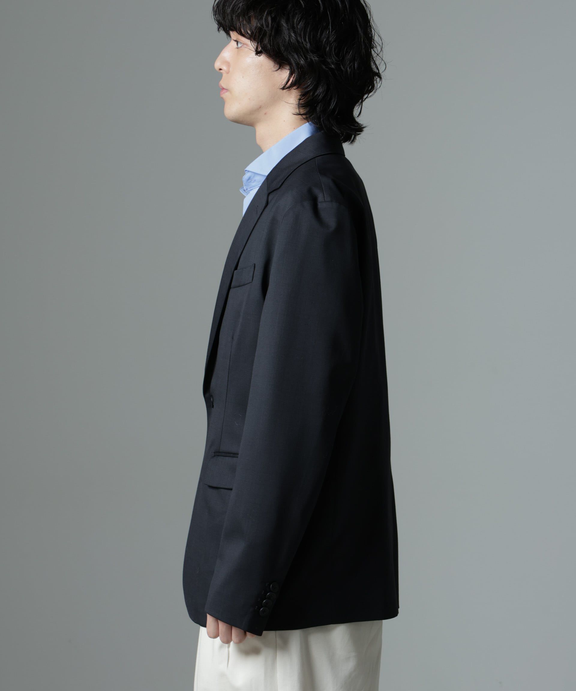 nano･universe「「N JACKET PREMIUM」RENU(R)T/Wシャドーチェックジャケット(セットアップ可)」|スーツ|