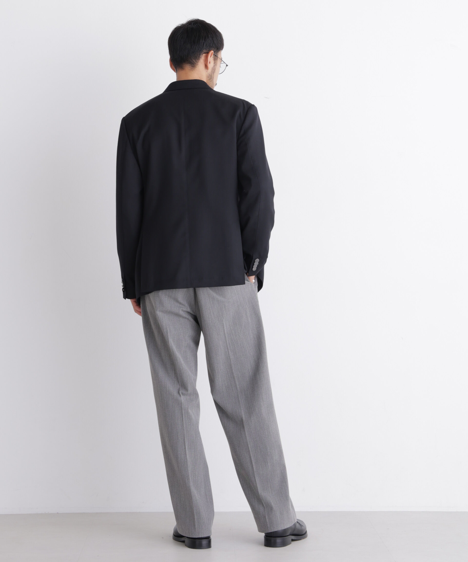 NANO universe「「DamerinoJacket」TWオールシーズンドビーダブルブレストブレザー」|テーラードジャケット|