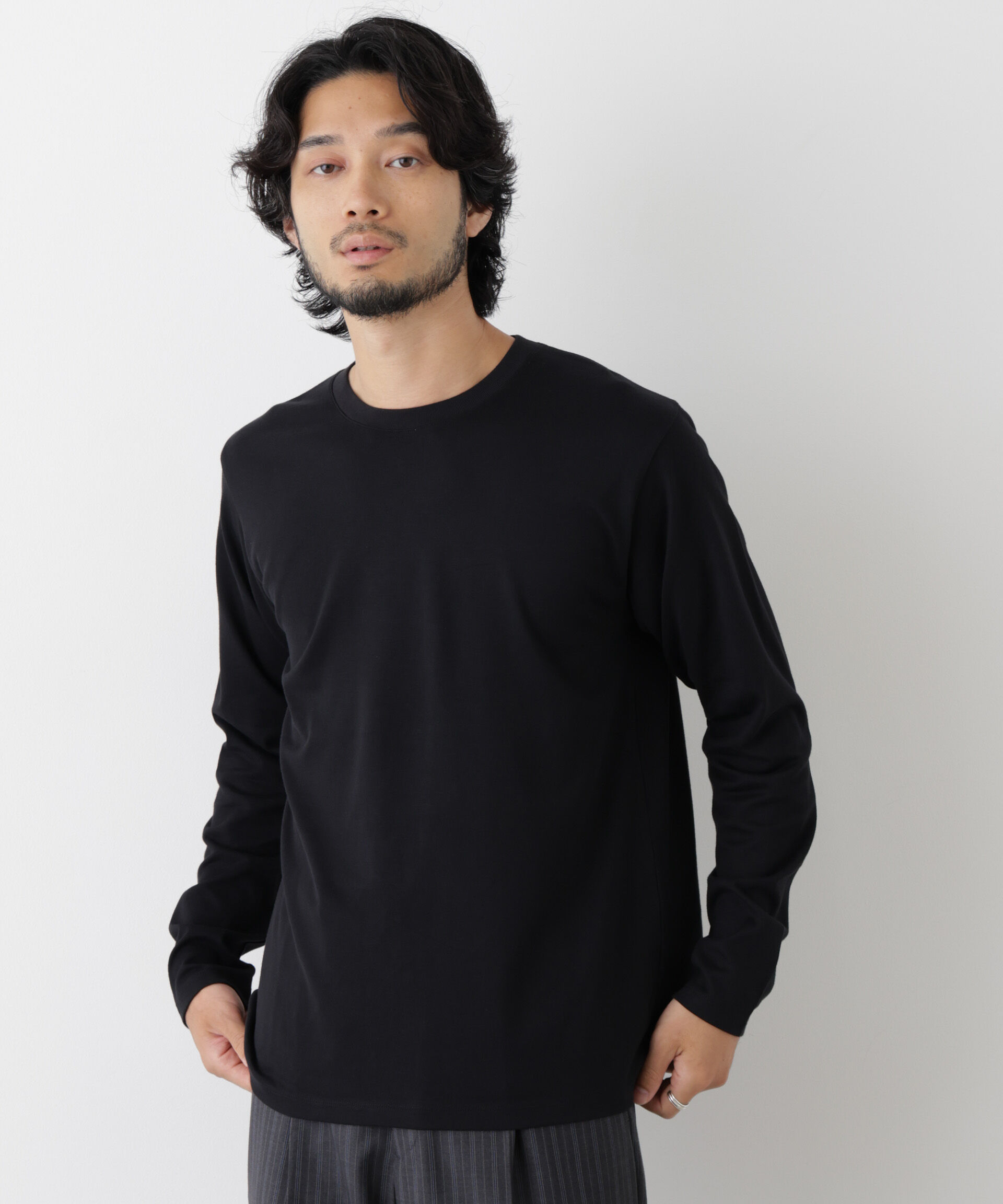 NANO universe「Anti Soaked(R) 汗染み防止 クルーネックTシャツ」|Tシャツ・カットソー|