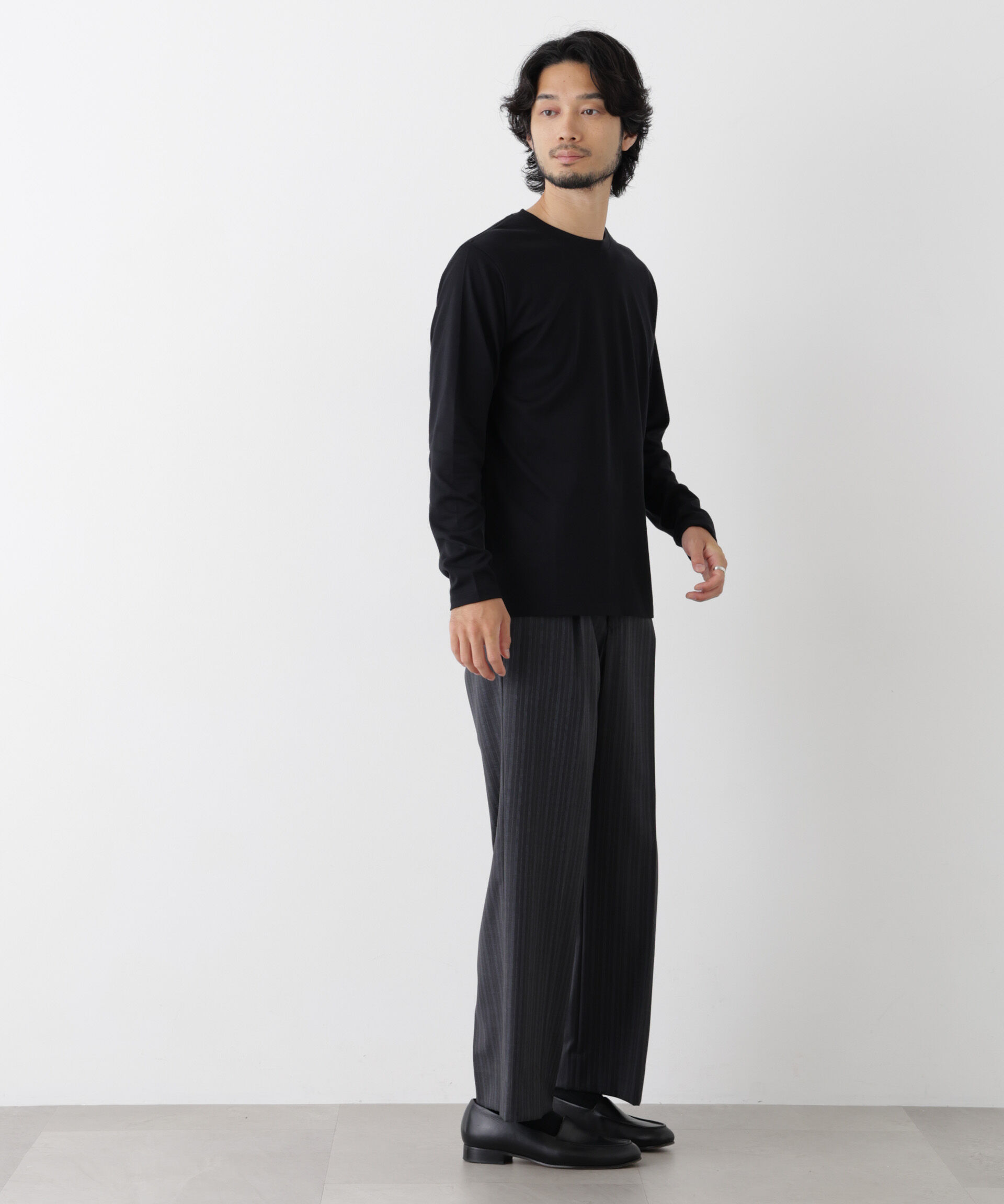 NANO universe「Anti Soaked(R) 汗染み防止 クルーネックTシャツ」|Tシャツ・カットソー|