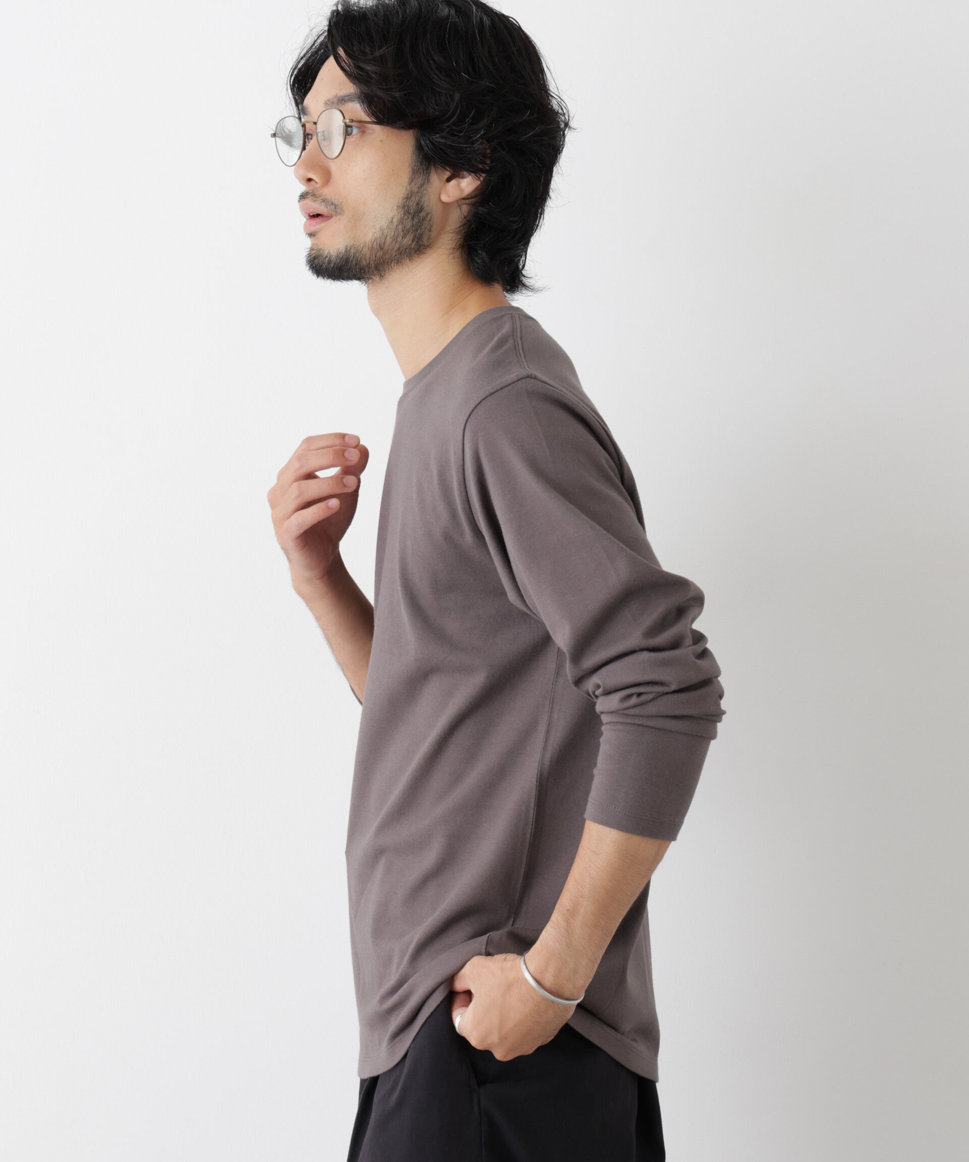 NANO universe「Anti Soaked(R) 汗染み防止 クルーネックTシャツ」|Tシャツ・カットソー|
