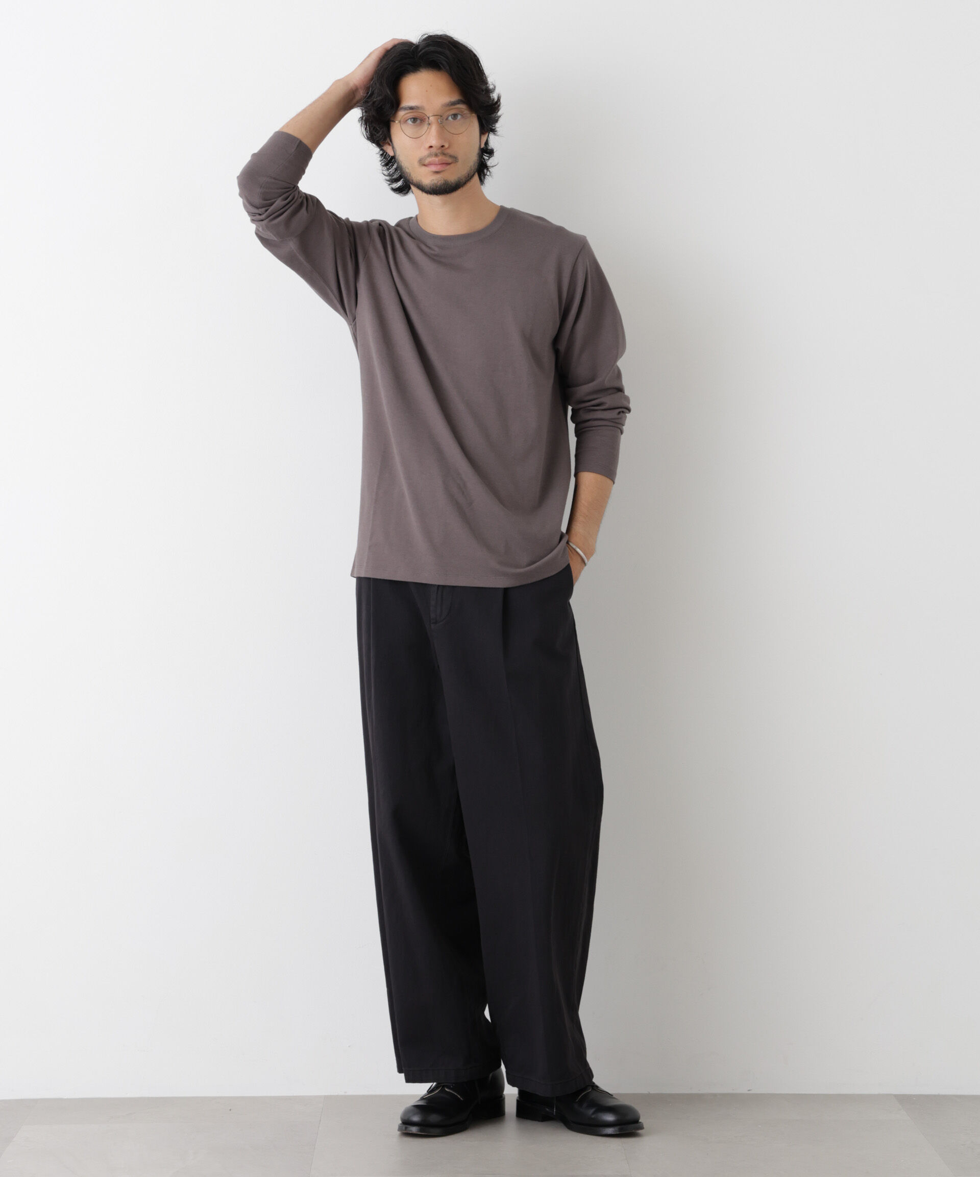 NANO universe「Anti Soaked(R) 汗染み防止 クルーネックTシャツ」|Tシャツ・カットソー|