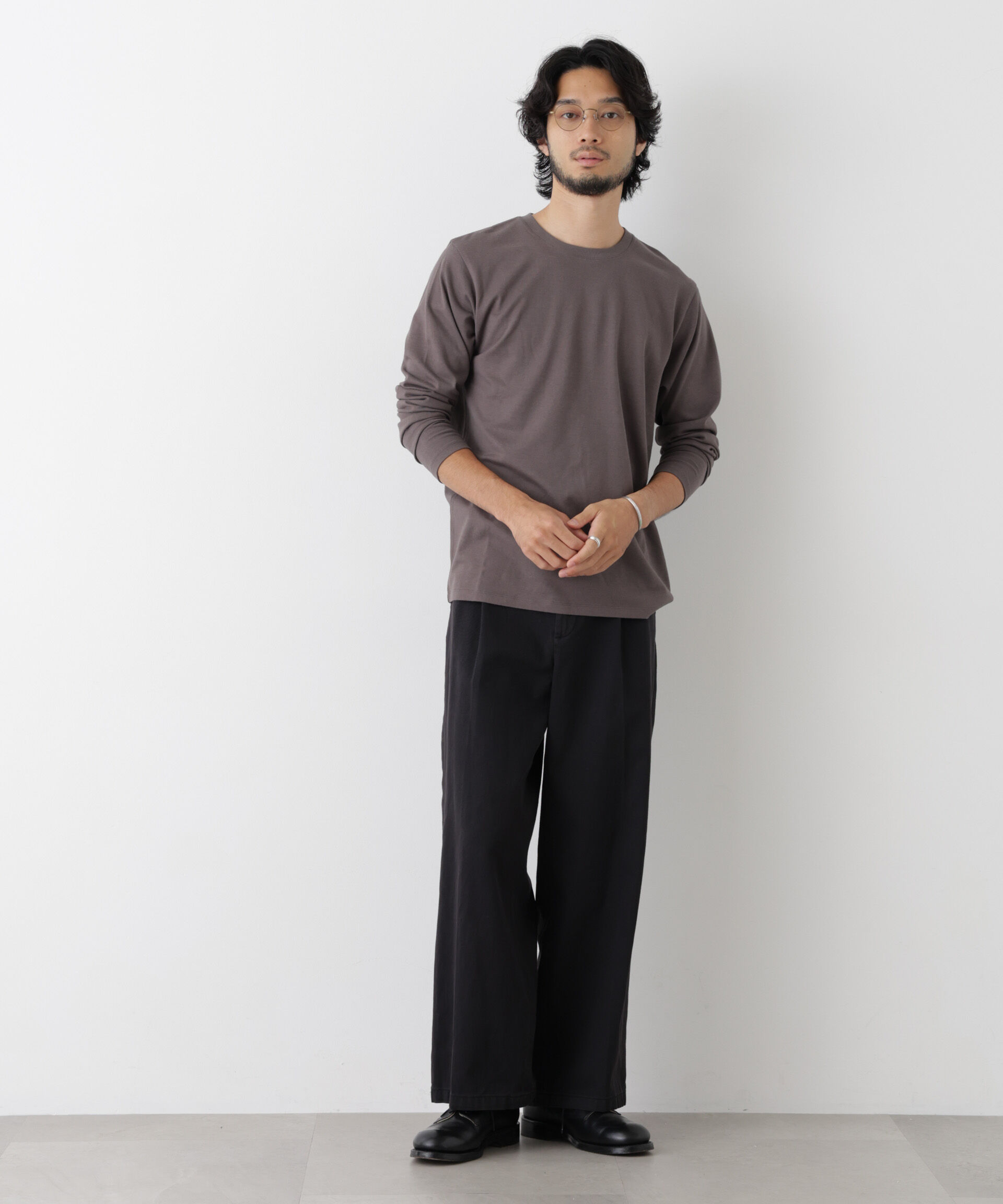 NANO universe「Anti Soaked(R) 汗染み防止 クルーネックTシャツ」|Tシャツ・カットソー|