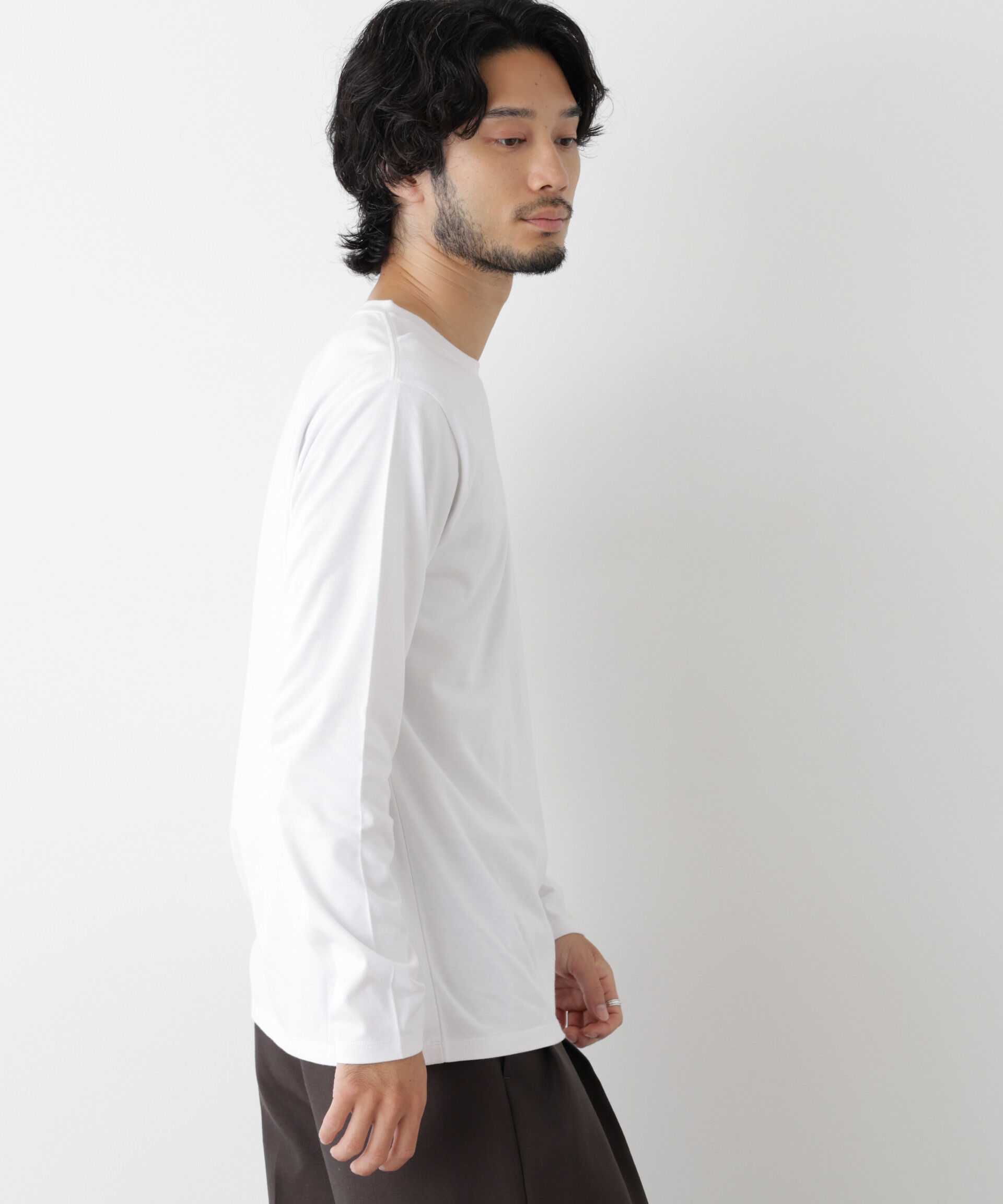 NANO universe「Anti Soaked(R) 汗染み防止 クルーネックTシャツ」|Tシャツ・カットソー|