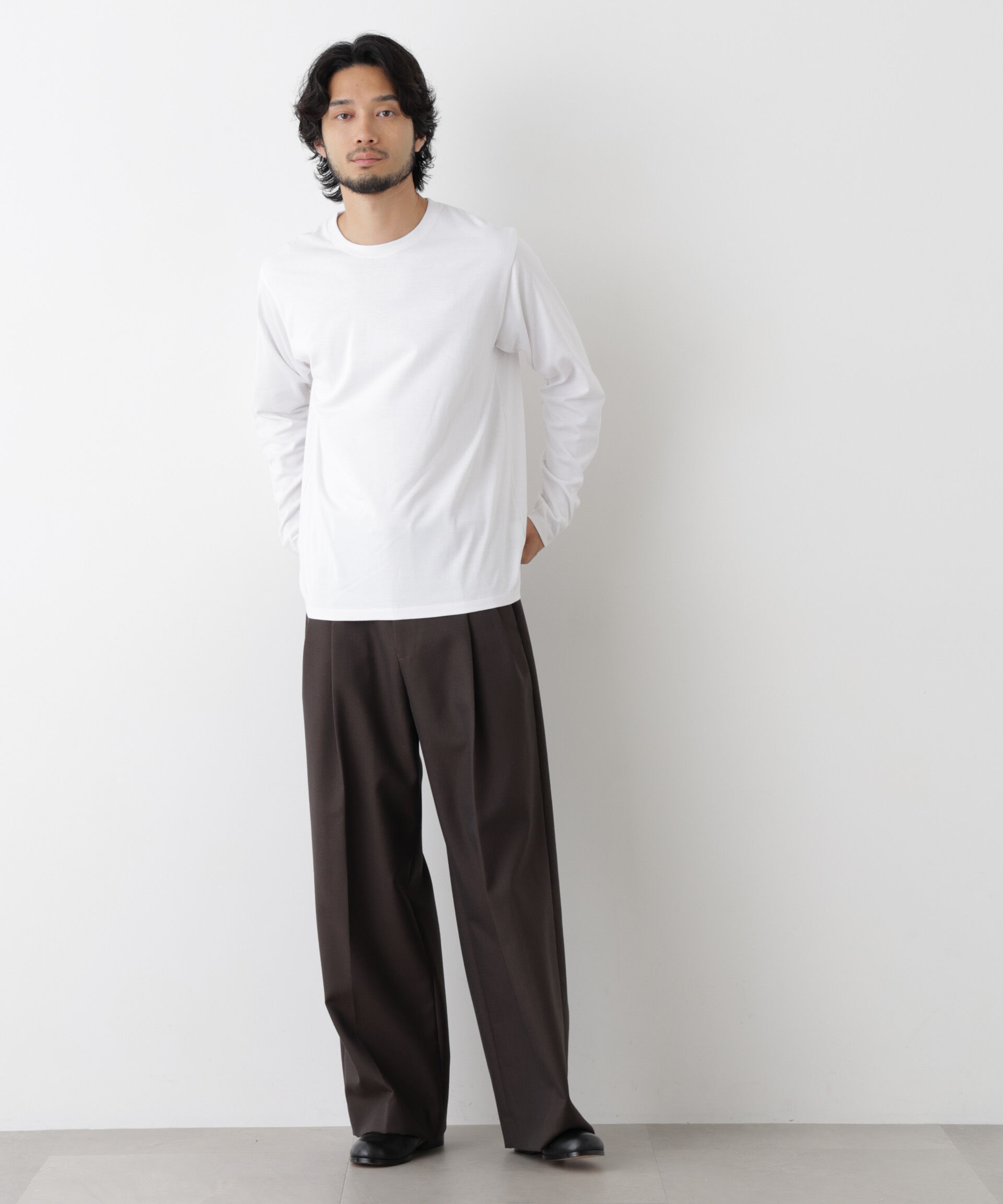 NANO universe「Anti Soaked(R) 汗染み防止 クルーネックTシャツ」|Tシャツ・カットソー|