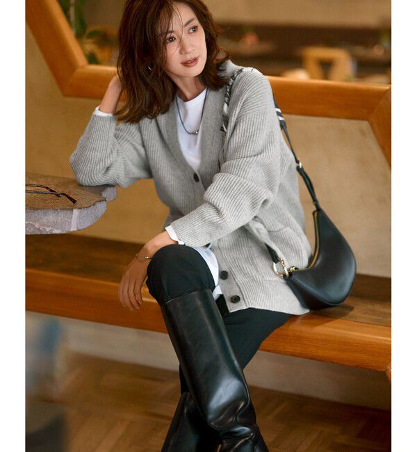23区「【ご好評につき新色追加】ナチュラルコットンベアコンビ ペプラム カットソー」|Tシャツ・カットソー|