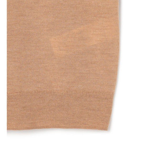 BEIGE,「【WEB限定】REMINGTON / レースコンビ Vネックニット」|ニット・セーター|