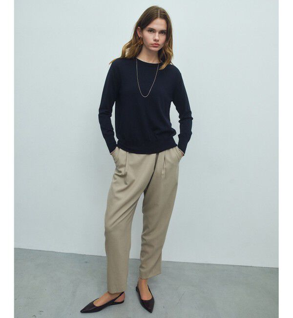 BEIGE,「【VERY掲載】LA MONNAIE / レイヤーカラークルーネックニット」|ニット・セーター|