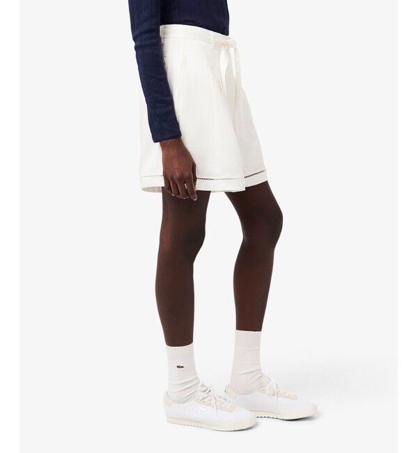 LACOSTE「リヨセル&times;リネンブレンドベルテッドバミューダショーツ タックショーツ」|その他|