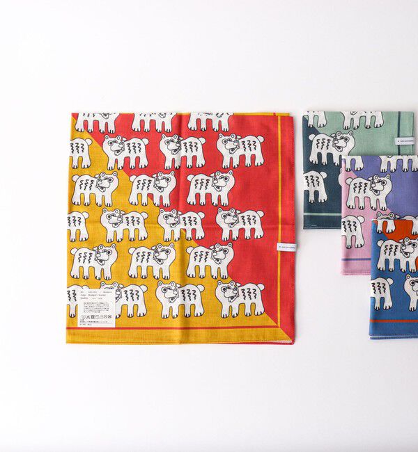 NOLLEY'S goodman「【halo commodity/ハロ コモディティー】KUMA Bandanna h261-901」|バンダナ・スカーフ|