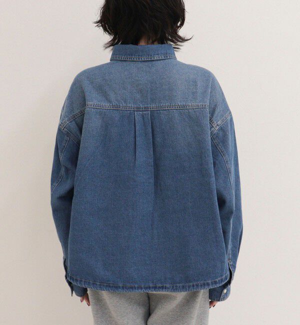 fredy emue「裾ドロストデニム/ホース柄シャツ」|シャツ・ブラウス|