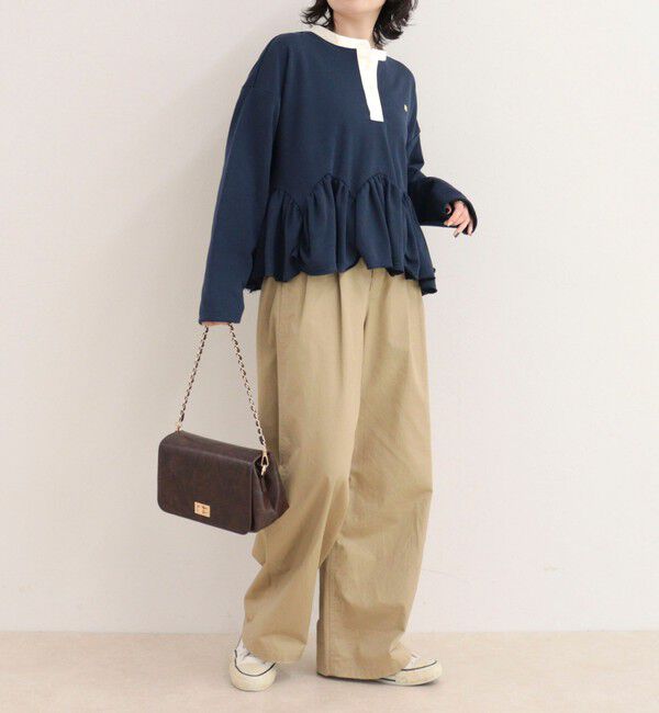 fredy emue「フリルヘムラガープルオーバー」|Tシャツ・カットソー|
