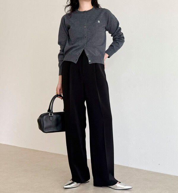 fredy emue「【4サイズ展開】とろみWarmタックスラックス」|スラックス|