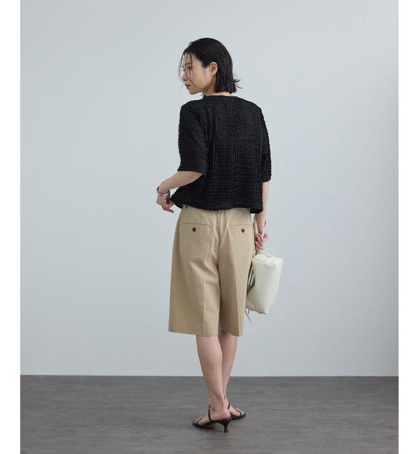 SALON adam et rope'「【WEB限定】ティアードラッセルシアーTシャツ」|Tシャツ・カットソー|