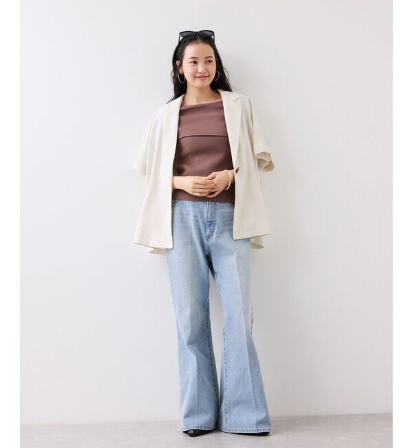 VIS「Light Airyシングルドルマンサマージャケット/UVケア・接触冷感・吸水速乾」|テーラードジャケット|