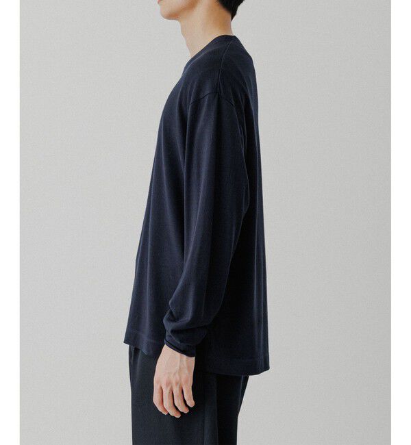 ADAM ET ROPE'「【NIKKE】ウール天竺 ロングスリーブ ニットTシャツ」|Tシャツ・カットソー|