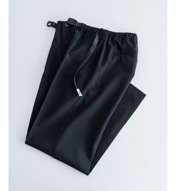 ADAM ET ROPE'「《別注》【GRAMICCI/グラミチ】2WAY STRETCH WIDE STRAIGHT」|スラックス|ブラック(01)