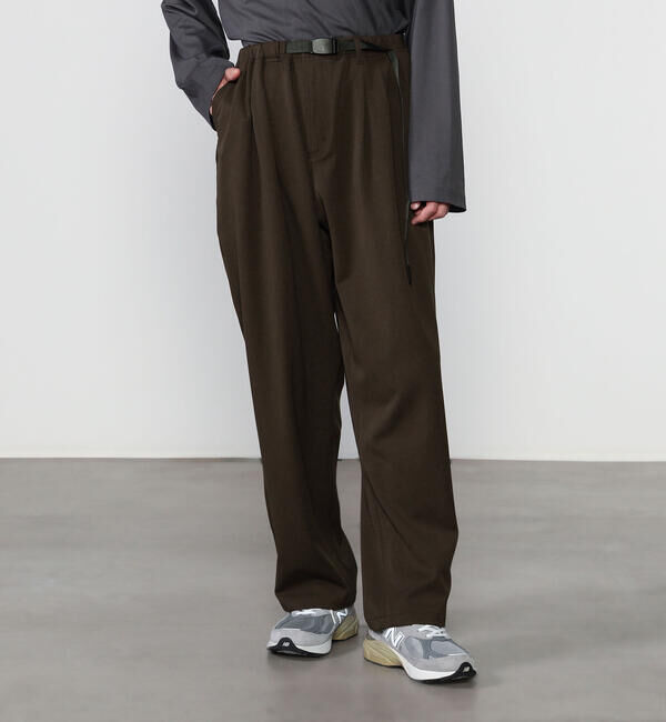  「Gramicci | 〈別注〉2タックワイドテーパードパンツ MEN」|その他|BROWN