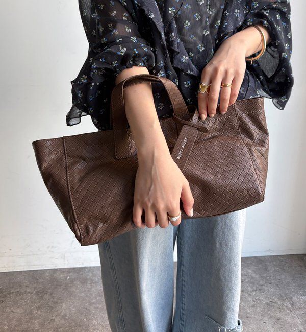  「【WEB限定】メッシュエンボスショッパー」|トートバッグ|