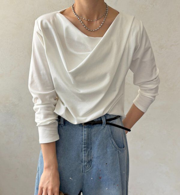  「ドレープロンTEE」|Tシャツ・カットソー|