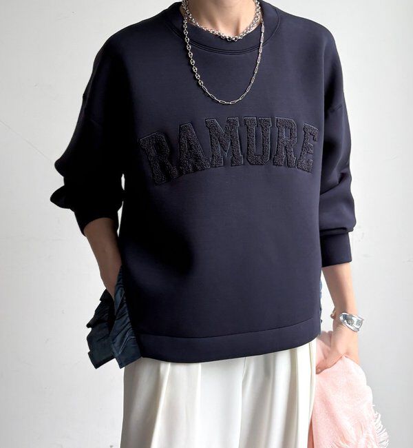  「【WEB限定】ダンボールサイドフリルサガラ刺繍プルオーバー」|Tシャツ・カットソー|