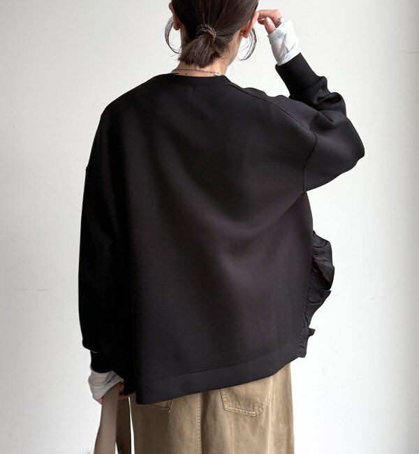  「【WEB限定】ダンボールサイドフリルサガラ刺繍プルオーバー」|Tシャツ・カットソー|