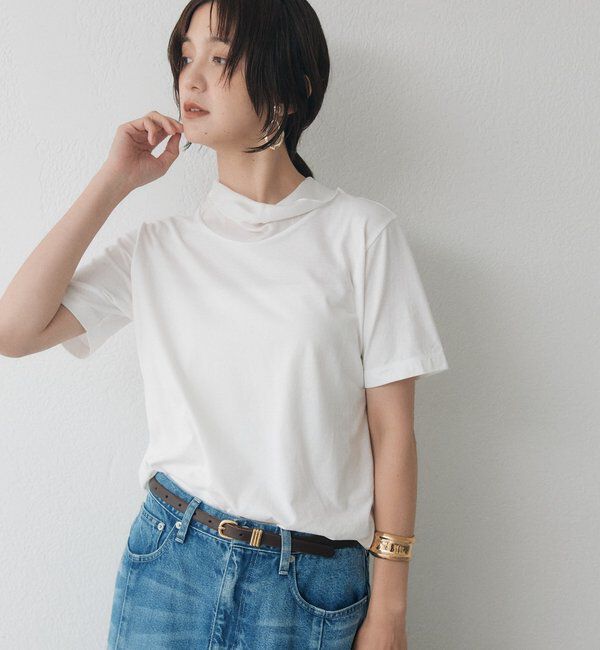  「サテンスカーフTee」|Tシャツ・カットソー|