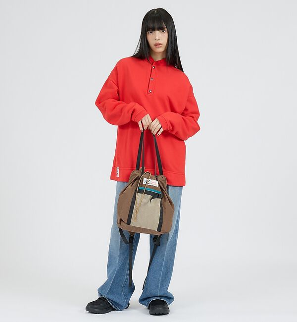 Rouge vif「【CARIBOU MOUNTAINEERING】ウルトラライト2WAYバッグ/ト」|リュック|