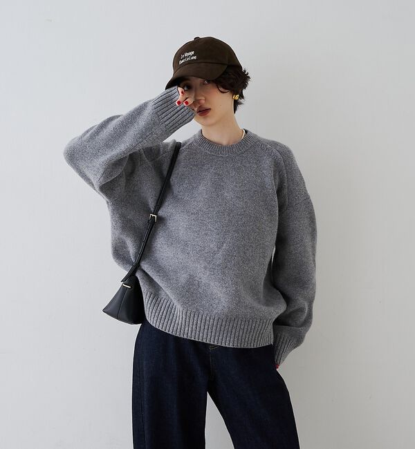 Rouge vif「クィーンズタウンウールクルーネックニットプルオーバー【予約】」|ニット・セーター|
