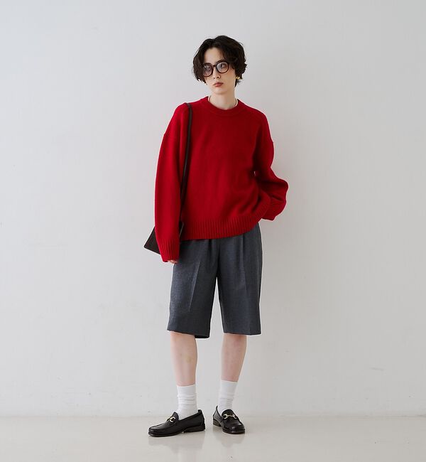Rouge vif「クィーンズタウンウールクルーネックニットプルオーバー【予約】」|ニット・セーター|