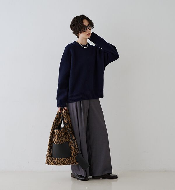 Rouge vif「クィーンズタウンウールクルーネックニットプルオーバー【予約】」|ニット・セーター|