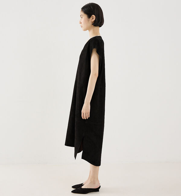 The Store by C' 「【METHODE】HABITO in SUEDE／スエードワンピース」|ワンピース|