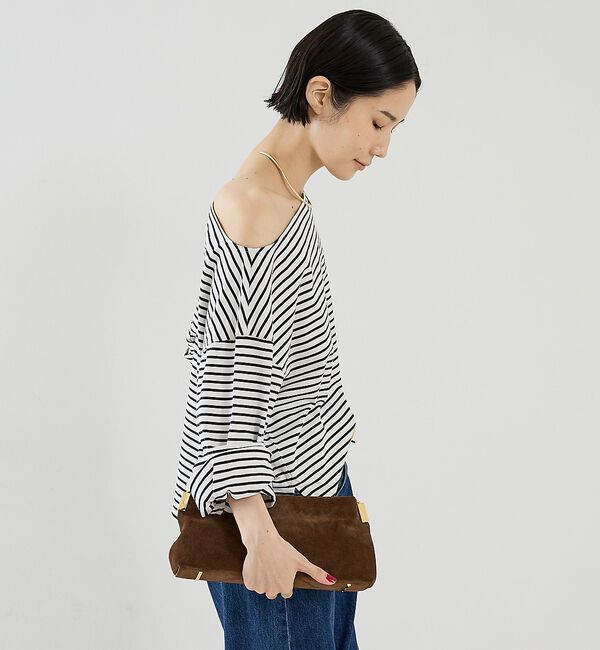 The Store by C' 「【REMI RELIEF】【別注】オフショルボーダープルオーバー」|Tシャツ・カットソー|