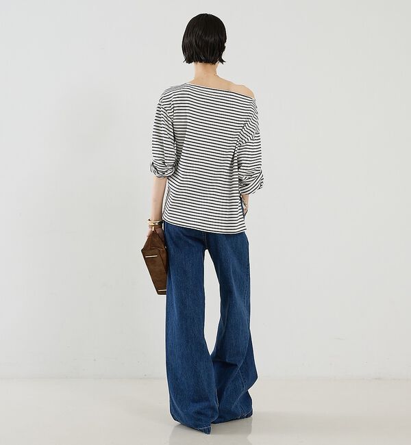 The Store by C' 「【REMI RELIEF】【別注】オフショルボーダープルオーバー」|Tシャツ・カットソー|