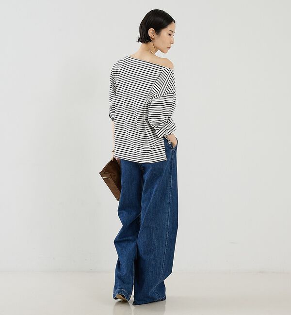 The Store by C' 「【REMI RELIEF】【別注】オフショルボーダープルオーバー」|Tシャツ・カットソー|