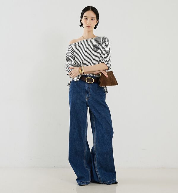 The Store by C' 「【REMI RELIEF】【別注】オフショルボーダープルオーバー」|Tシャツ・カットソー|