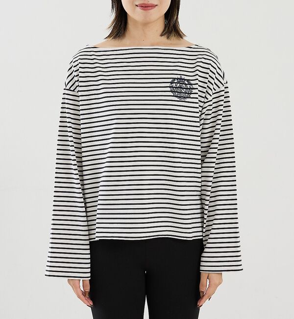 The Store by C' 「【REMI RELIEF】【別注】オフショルボーダープルオーバー」|Tシャツ・カットソー|