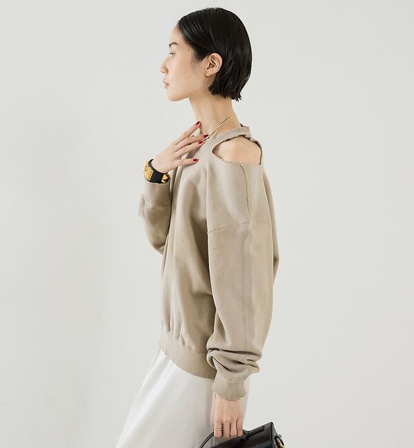 The Store by C' 「【DENIM DELIGHT DAYS】【別注】スリットショルダースエット」|スウェット・ジャージ|