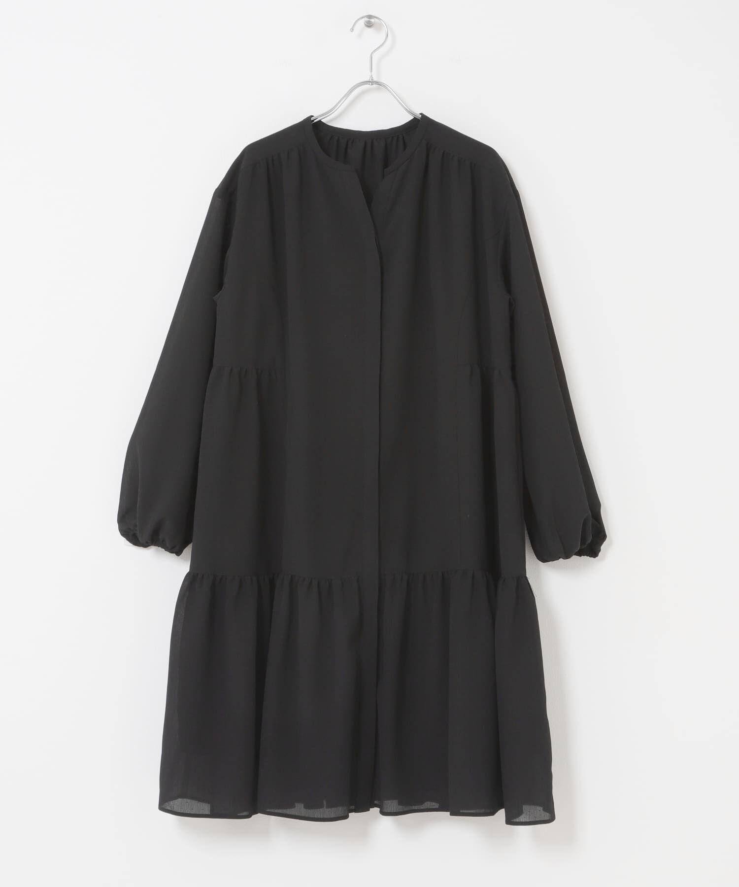 URBAN RESEARCH ROSSO「キーネックボリュームミニワンピース」|ワンピース|