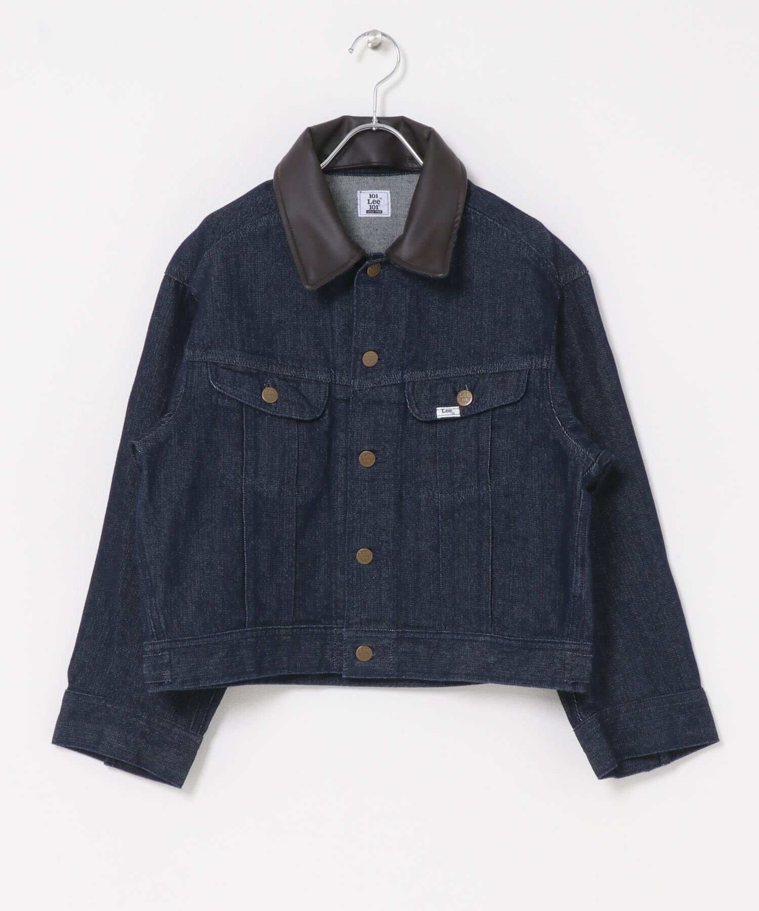 URBAN RESEARCH ROSSO「『別注』Lee&times;ROSSO　2WAY COLLAR SHORT JACKET」|デニムジャケット|