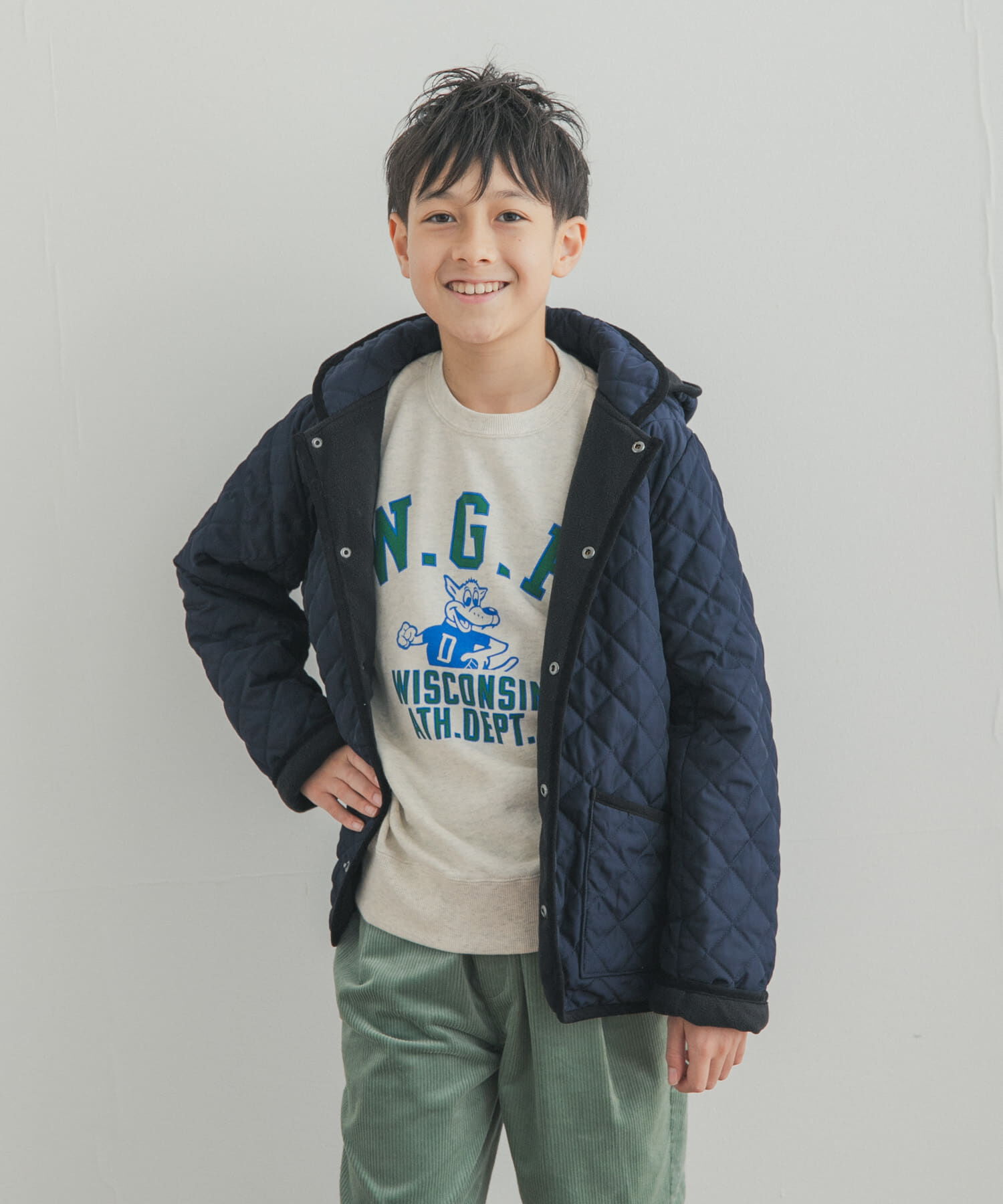 URBAN RESEARCH DOORS「『150サイズ』キルトジャケット(KIDS)」|その他|