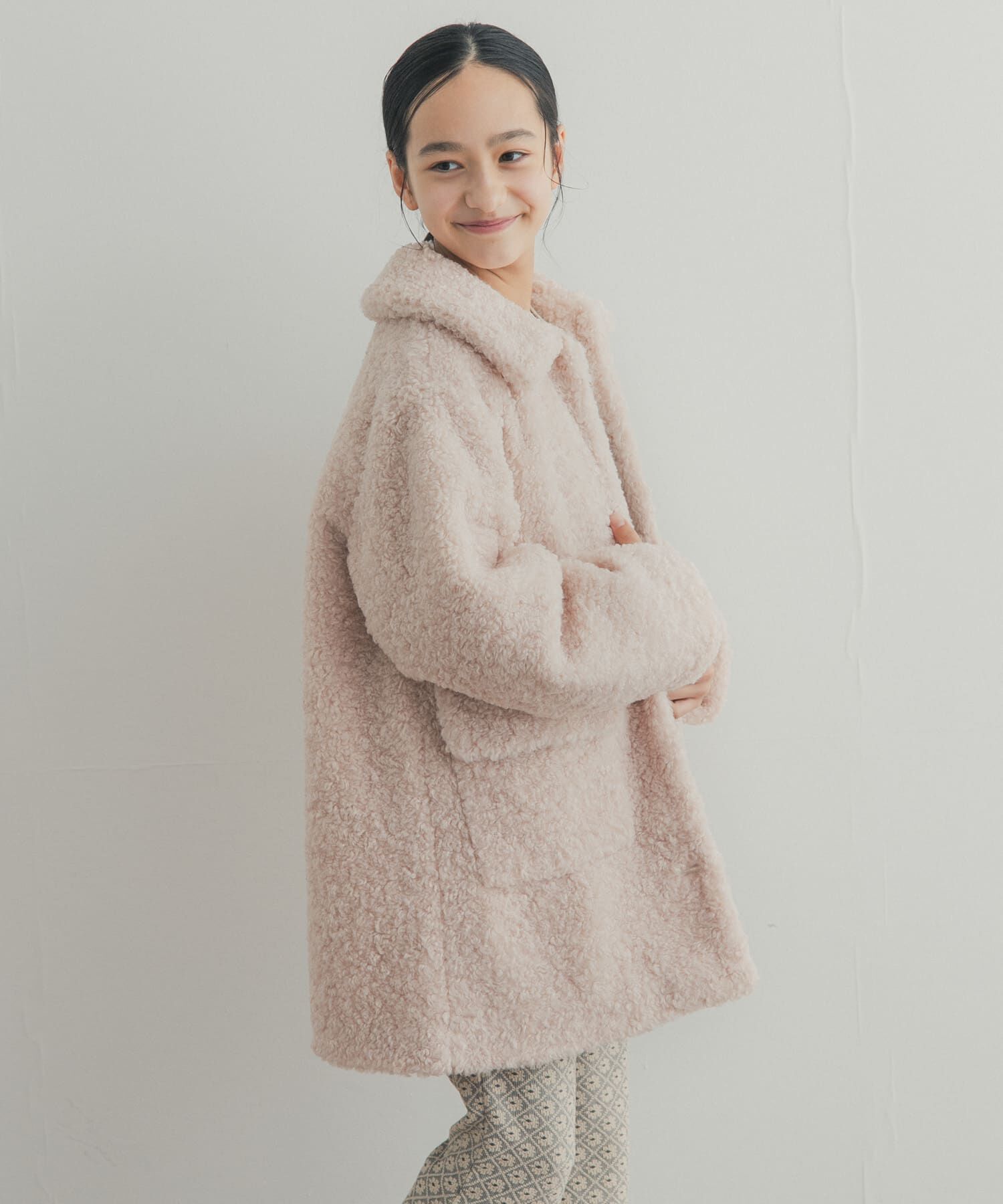 URBAN RESEARCH DOORS「『150サイズ』ボアコート(KIDS)」|その他|ピンク